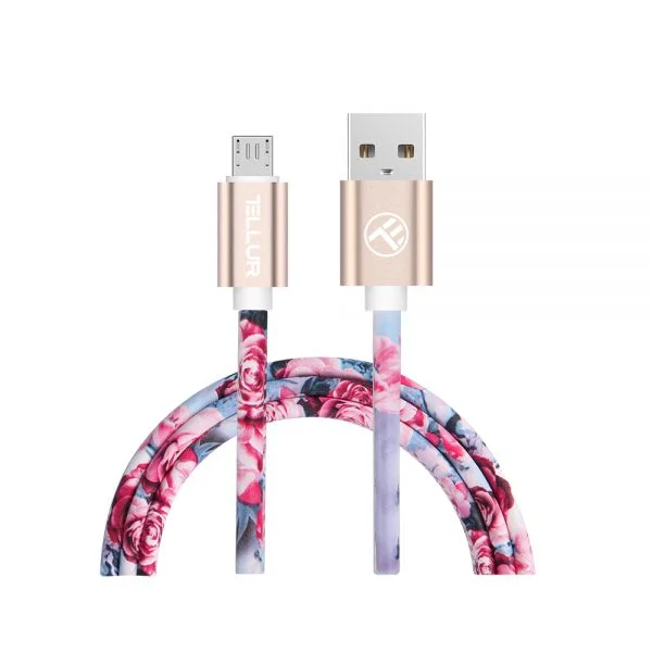 Φωτογραφία προϊόντος: TLL155302 TELLUR Grafitti Micro USB Cable, 1m