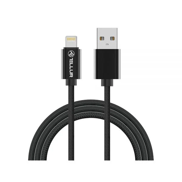 Φωτογραφία προϊόντος: TLL155382 TELLUR Braided Lightning (For IPhone) Cable, 1m