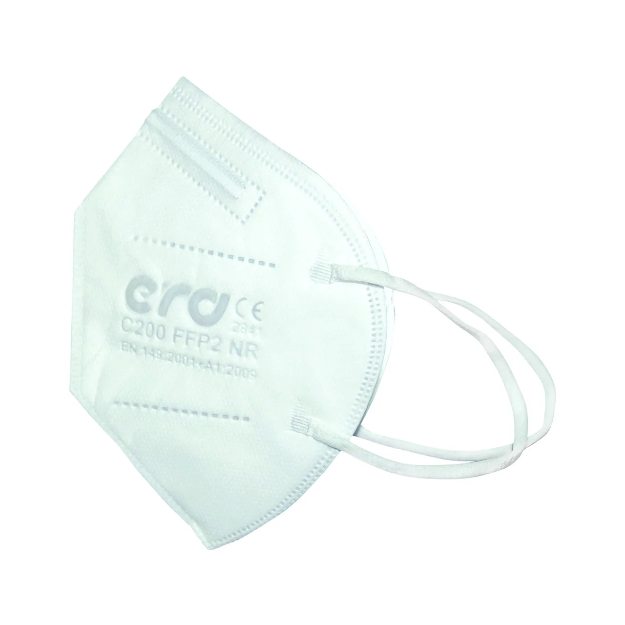 Φωτογραφία προϊόντος: ERA MASK ERA C-200 FFP2 NR Μάσκα Προστασίας Λευκή Size Large - 100τμχ
