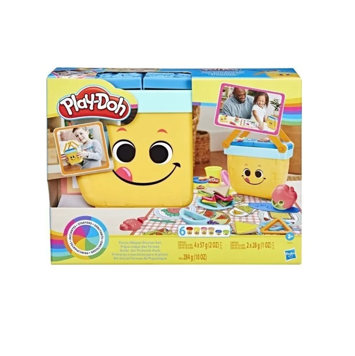 Φωτογραφία προϊόντος: Hasbro Play-Doh Πλαστελίνη - Παιχνίδι Picnic Shapes 6τμχ F6916
