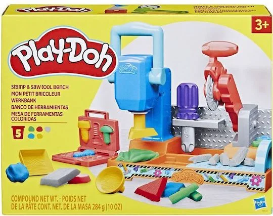 Φωτογραφία προϊόντος: Play-Doh Πλαστελίνη - Παιχνίδι Stamp and Saw Tool Bench για 3+ Ετών