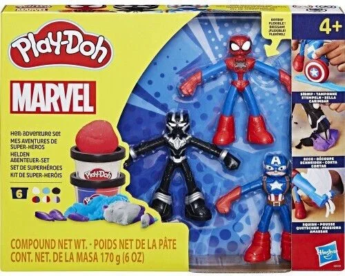 Φωτογραφία προϊόντος: Play-Doh Πλαστελίνη - Παιχνίδι Marvel Hero Adventure για 3+ Ετών
