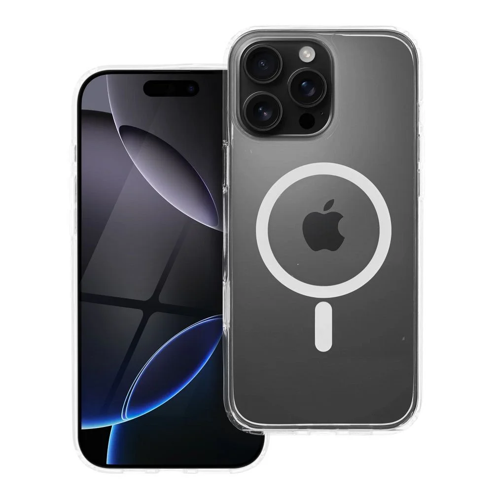 Φωτογραφία προϊόντος: . Case for iPhone 16 PRO MAX Forcell F-Protect Clear Hybrid Premium compatible with Magsafe transparent