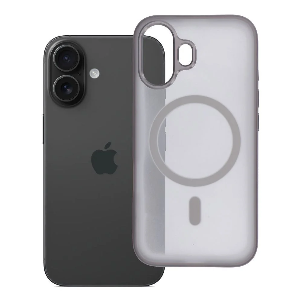 Φωτογραφία προϊόντος: . FLEXLINE MAG COVER Case compatible with MagSafe for IPHONE 16 gray