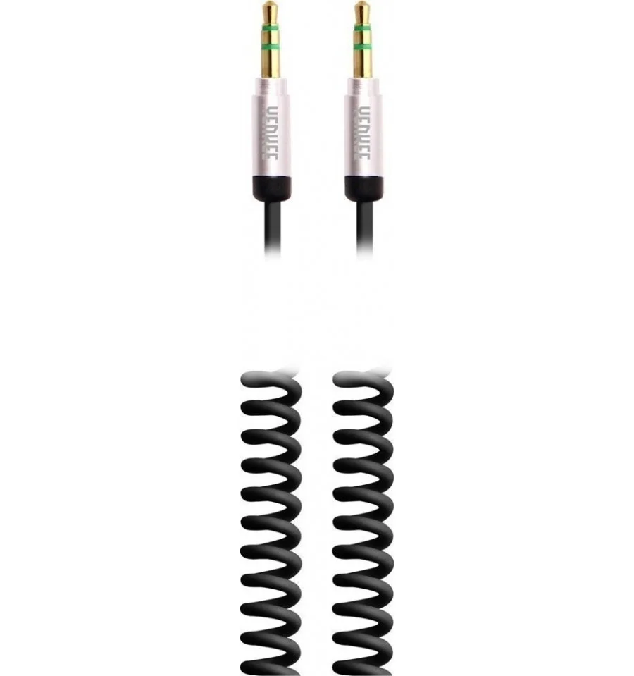 Φωτογραφία προϊόντος: Yenkee Audio Cable Coil 3.5MM Male - 3.5mm Male 1.8m (YCA 402 BSR)