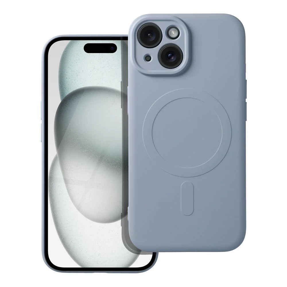 Φωτογραφία προϊόντος: . SILICONE MAG COVER case compatible with MagSafe for SAMSUNG A37 light blue