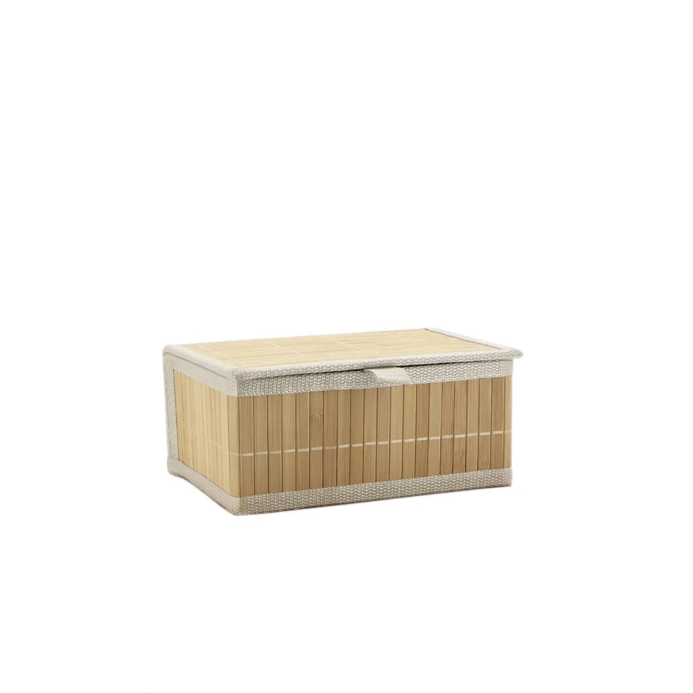 Φωτογραφία προϊόντος: Plastona Καλάθι bamboo φυσικό χρ. 30X24X15cm
