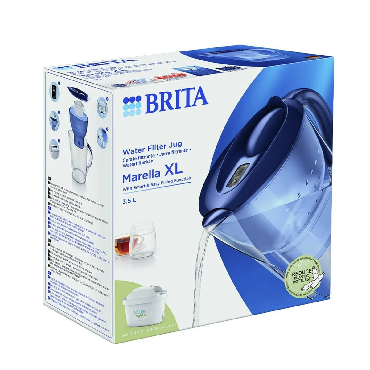 Φωτογραφία προϊόντος: Κανάτα Φίλτρο Brita Marella-XL-3500ml Blue +amp; Maxtra-Pro
