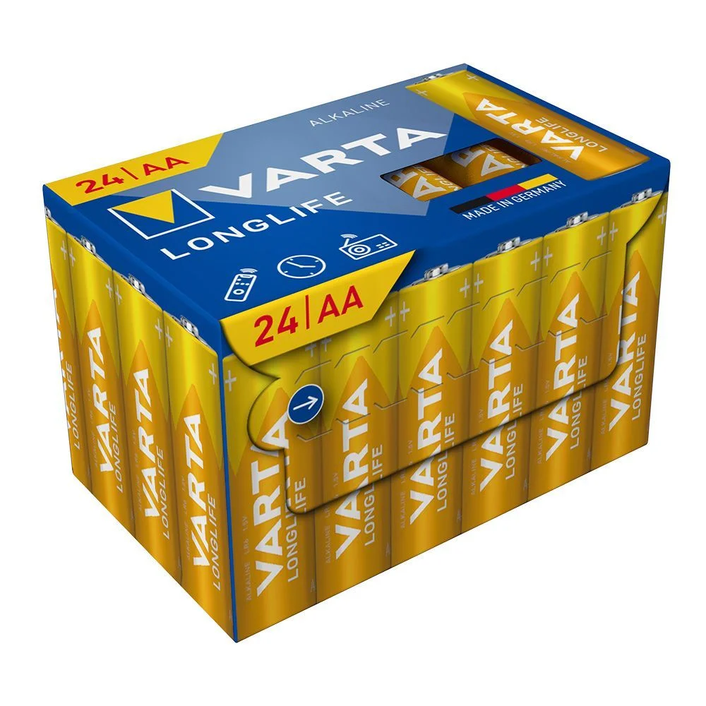 Φωτογραφία προϊόντος: . VARTA alkaline battery R6 (AA) Longlife 24 pcs