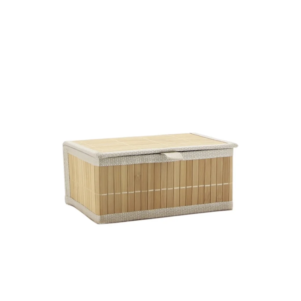 Φωτογραφία προϊόντος: Plastona Καλάθι bamboo φυσικό χρ. 34X26X16cm