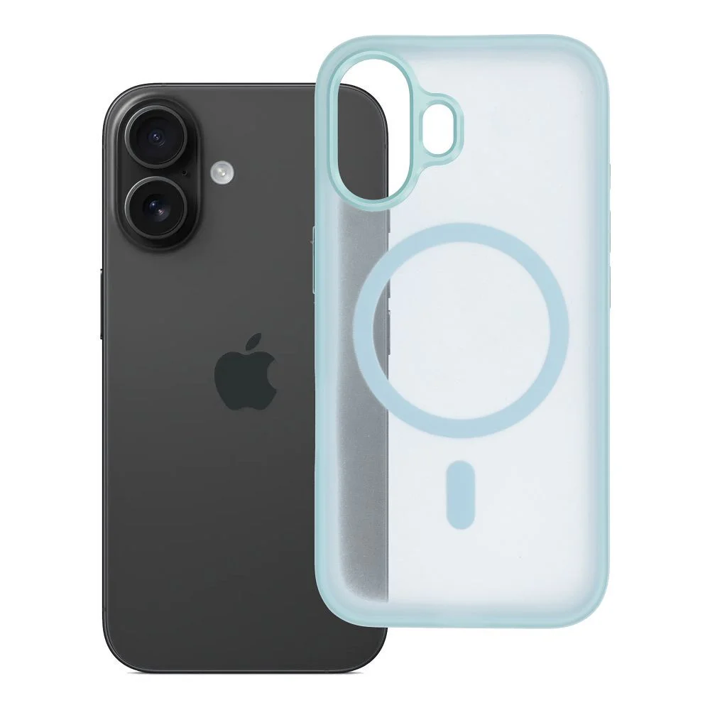 Φωτογραφία προϊόντος: . FLEXLINE MAG COVER Case compatible with MagSafe for IPHONE 16 green