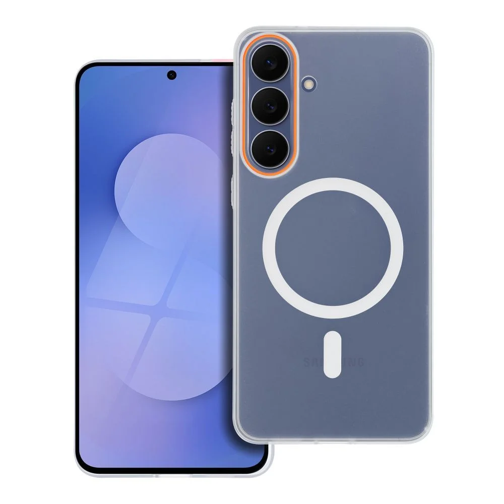 Φωτογραφία προϊόντος: . Case GO ORANGE compatible with MagSafe for SAMSUNG A57 transparent