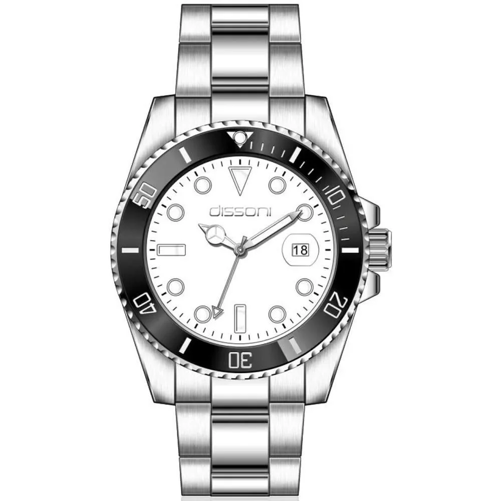 Φωτογραφία προϊόντος: Dissoni divers date black dial