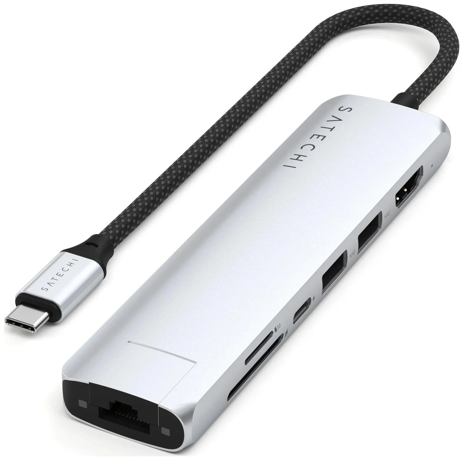 Φωτογραφία προϊόντος: . Adapter HUB 7in1 USB C Satechi Slim ST-P7SS silver