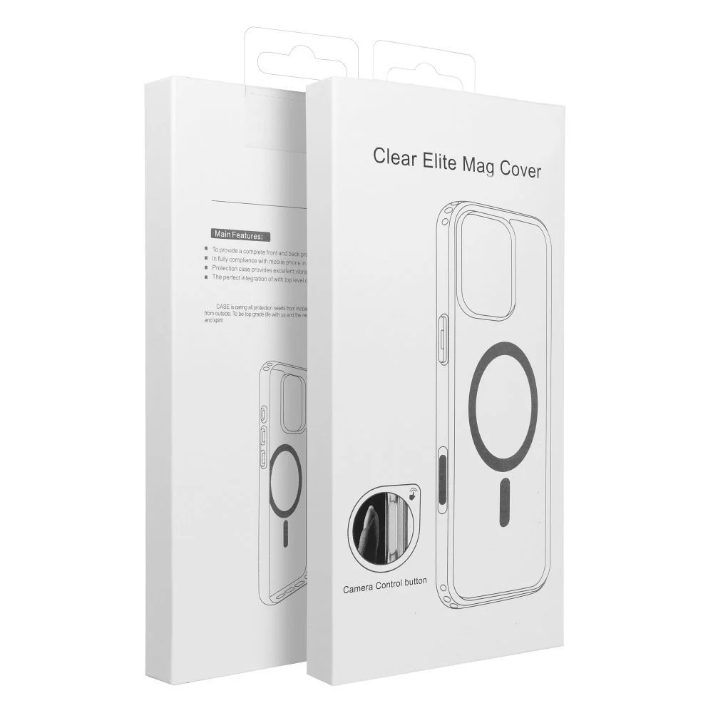 Φωτογραφία προϊόντος: . Case for Samsung S26 ULTRA non-yellowing Clear Elite Mag Cover compatible with MagSafe and Camera Control button transparent
