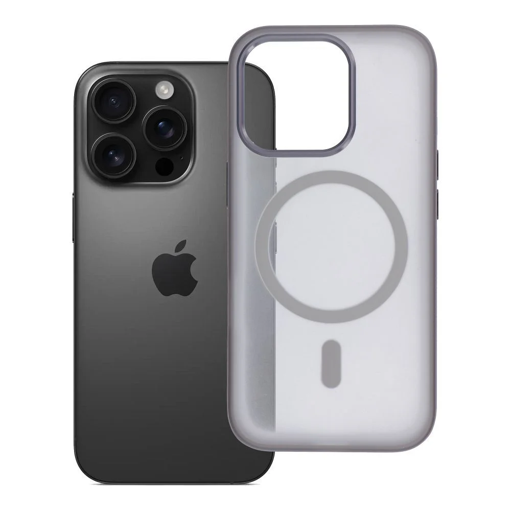 Φωτογραφία προϊόντος: . FLEXLINE MAG COVER Case compatible with MagSafe for IPHONE 16 Pro gray