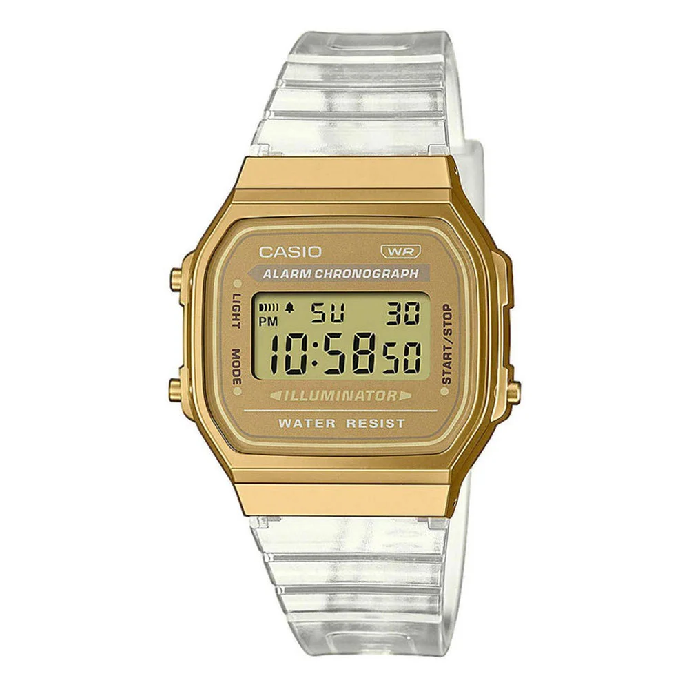 Φωτογραφία προϊόντος: CASIO Collection Transparent Strap A-168XESG-9AEF