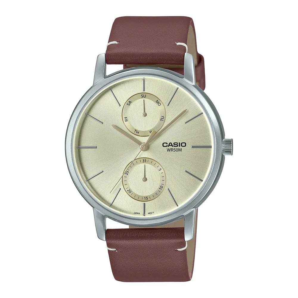 Φωτογραφία προϊόντος: CASIO Collection Brown Leather Strap MTP-B310L-9AVEF