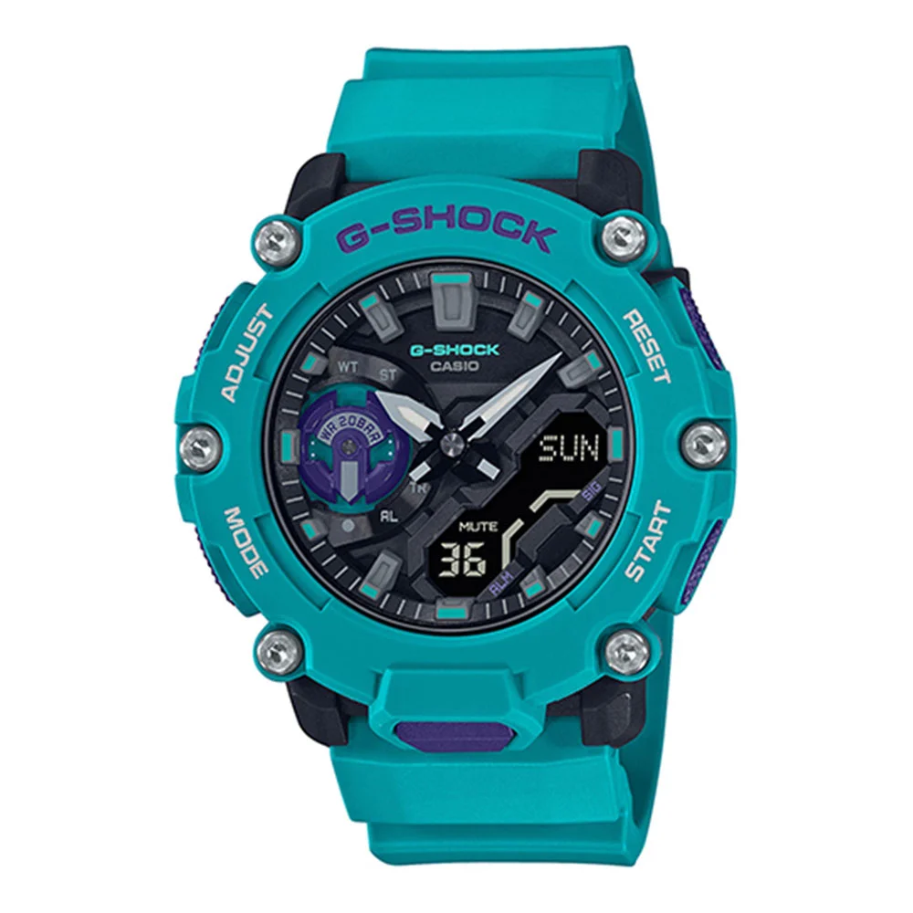 Φωτογραφία προϊόντος: CASIO G-Shock AnaDigi Blue Rubber Strap GA-2200-2AER