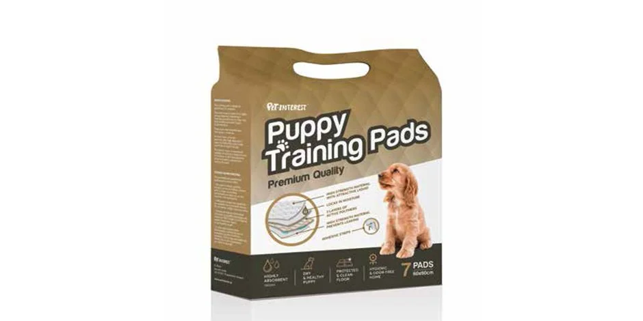 Φωτογραφία προϊόντος: Pet Interest Puppy Training Pads Επιδαπέδια Πάνα Σκύλου 60x60cm 7τμχ