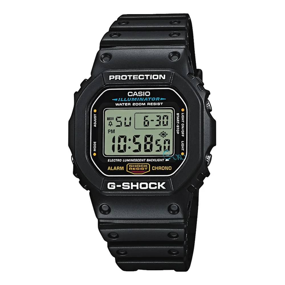 Φωτογραφία προϊόντος: CASIO G-Shock Black Rubber Strap DW-5600UE-1ER