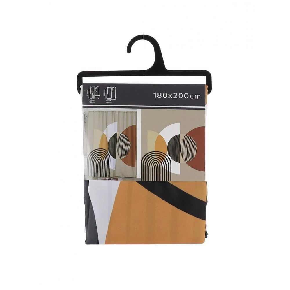 Φωτογραφία προϊόντος: Plastona Κουρτίνα μπάνιου polyester TRENDY 180Χ200