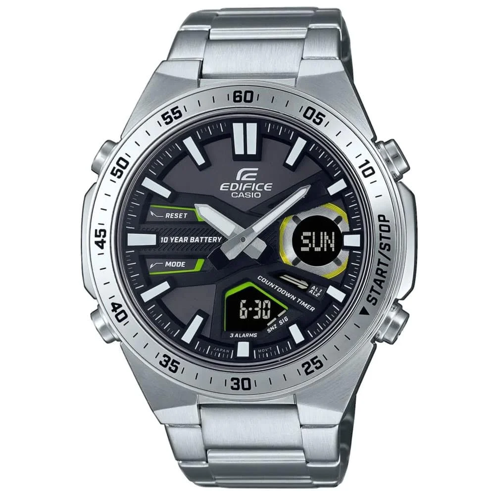 Φωτογραφία προϊόντος: CASIO Edifice Silver Stainless Steel Bracelet EFV-C110D-1A3VEF