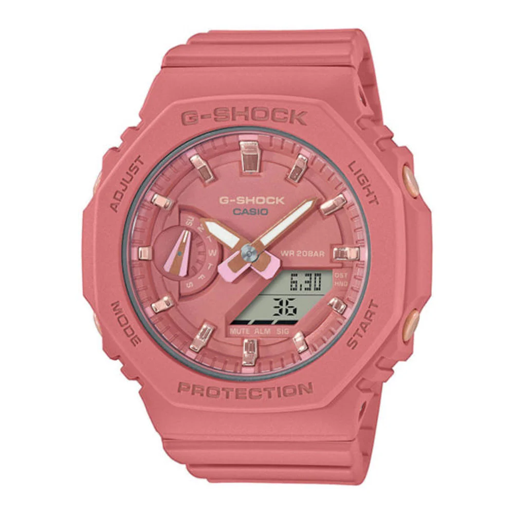 Φωτογραφία προϊόντος: CASIO G-Shock Pink Rubber Strap GMA-S2100-4A2ER