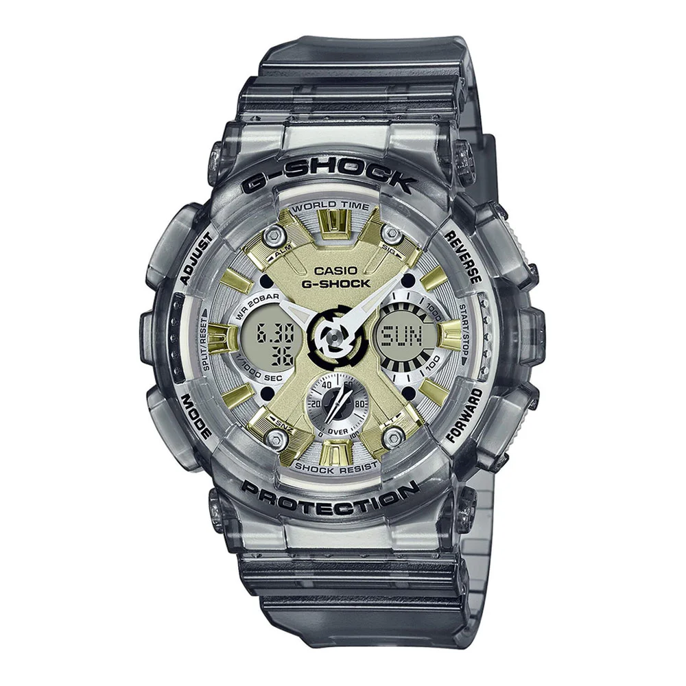 Φωτογραφία προϊόντος: CASIO G-Shock Skeleton Grey Rubber Strap GMA-S120GS-8AER