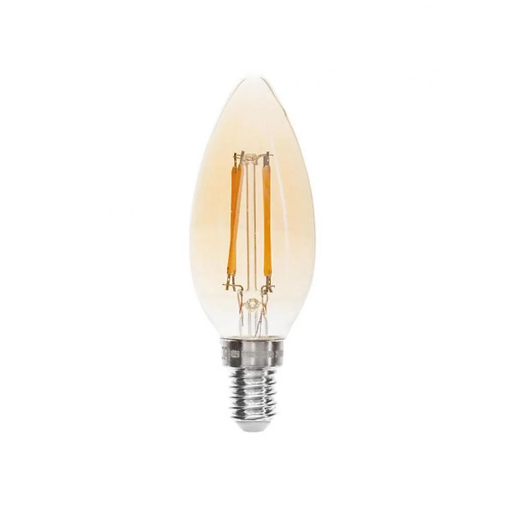 Φωτογραφία προϊόντος: Plastona Λάμπα led Flame-shaped C35/E14/2W Φ3,5 Η9,9cm