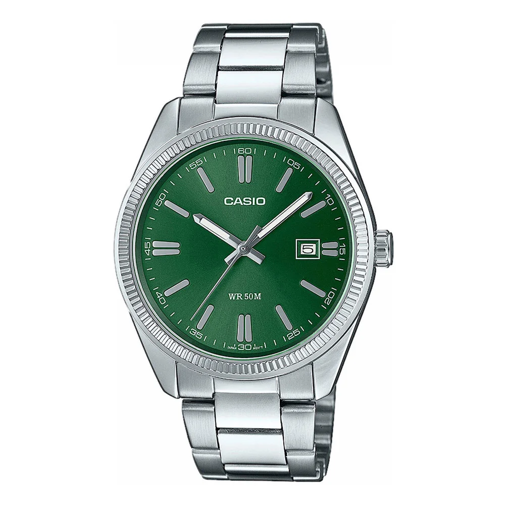 Φωτογραφία προϊόντος: CASIO Silver Stainless Steel Bracelet MTP-1302PD-3AVEF