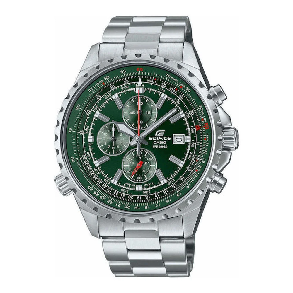 Φωτογραφία προϊόντος: CASIO Edifice Silver Stainless Steel Bracelet EF-527D-3AVUEF