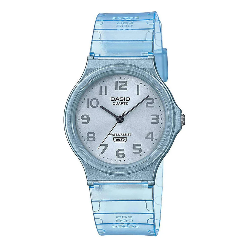 Φωτογραφία προϊόντος: CASIO Collection Light Blue Rubber Strap MQ-24S-2BEF