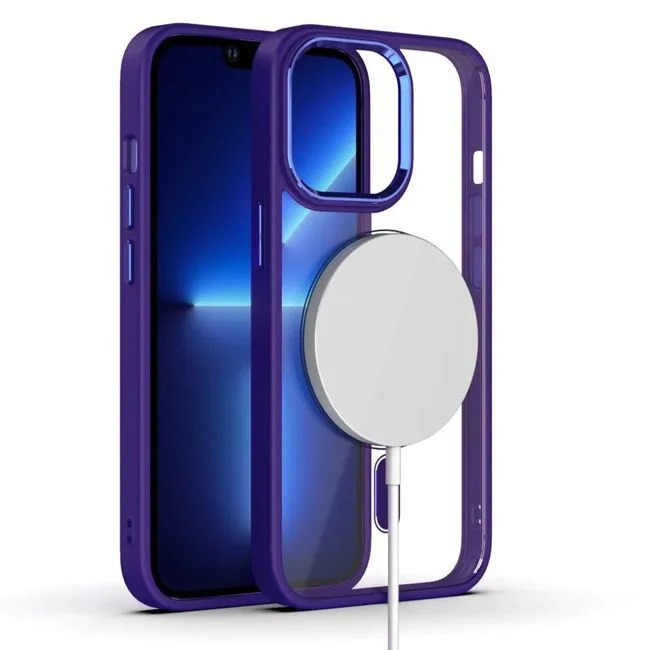 Φωτογραφία προϊόντος: Θήκη iPhone 14/13 Orso MagSafe Metal Tone Clear Purple