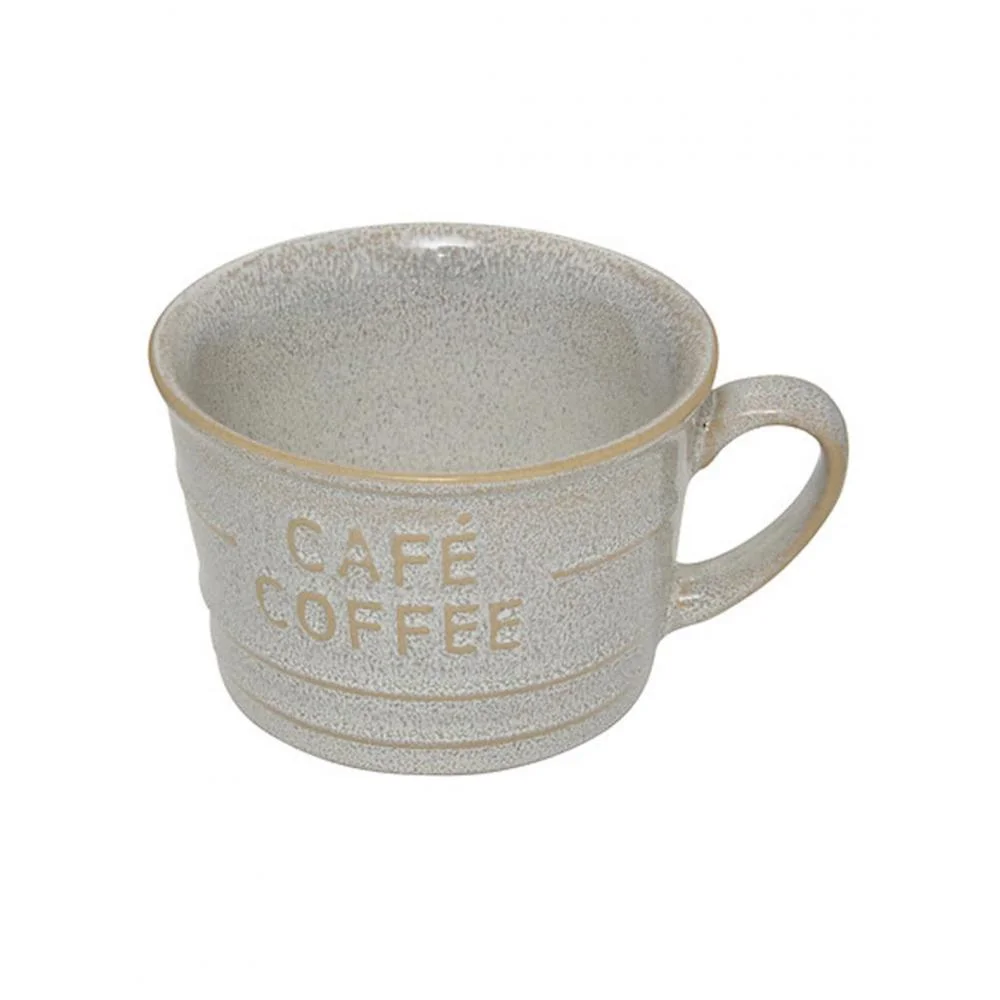 Φωτογραφία προϊόντος: Plastona Κούπα Jumbo εκρού "COFFEE" 26cl/12,2x6,2x10cm
