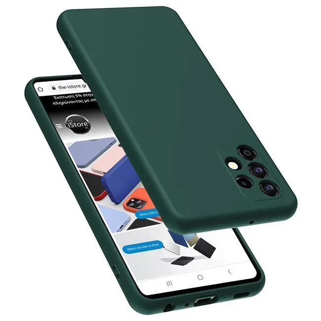 Φωτογραφία προϊόντος: Θήκη Rubber Silk Case Green Samsung Galaxy A53 5G