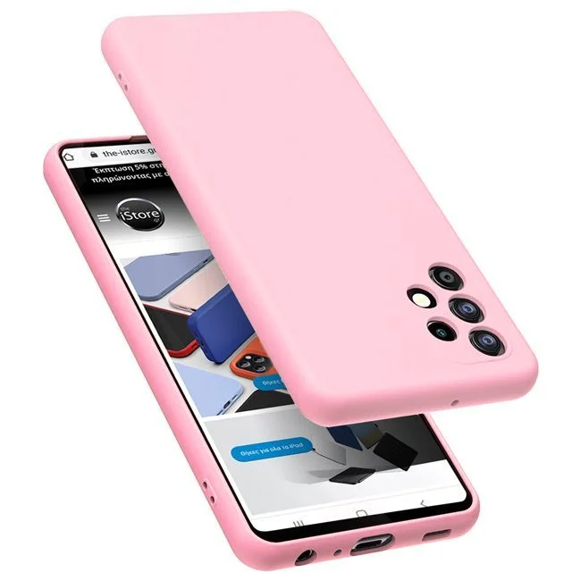 Φωτογραφία προϊόντος: Θήκη Rubber Silk Pink Samsung Galaxy A23 4G/4G