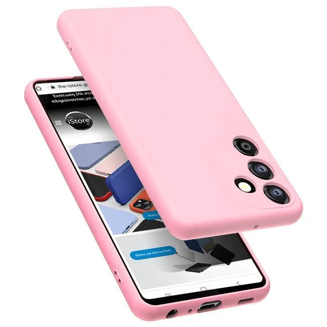 Φωτογραφία προϊόντος: Θήκη Rubber Silk Pink Samsung Galaxy A34