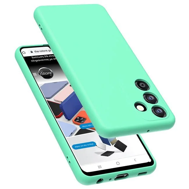 Φωτογραφία προϊόντος: Θήκη Rubber Silk Mint Samsung Galaxy A34