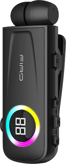 Φωτογραφία προϊόντος: Firo H17 In-ear Bluetooth Handsfree Ακουστικό Πέτου με Αντοχή στον Ιδρώτα Μαύρο