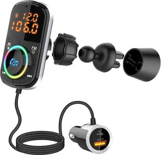 Φωτογραφία προϊόντος: FM Transmitter Αυτοκινήτου με Bluetooth