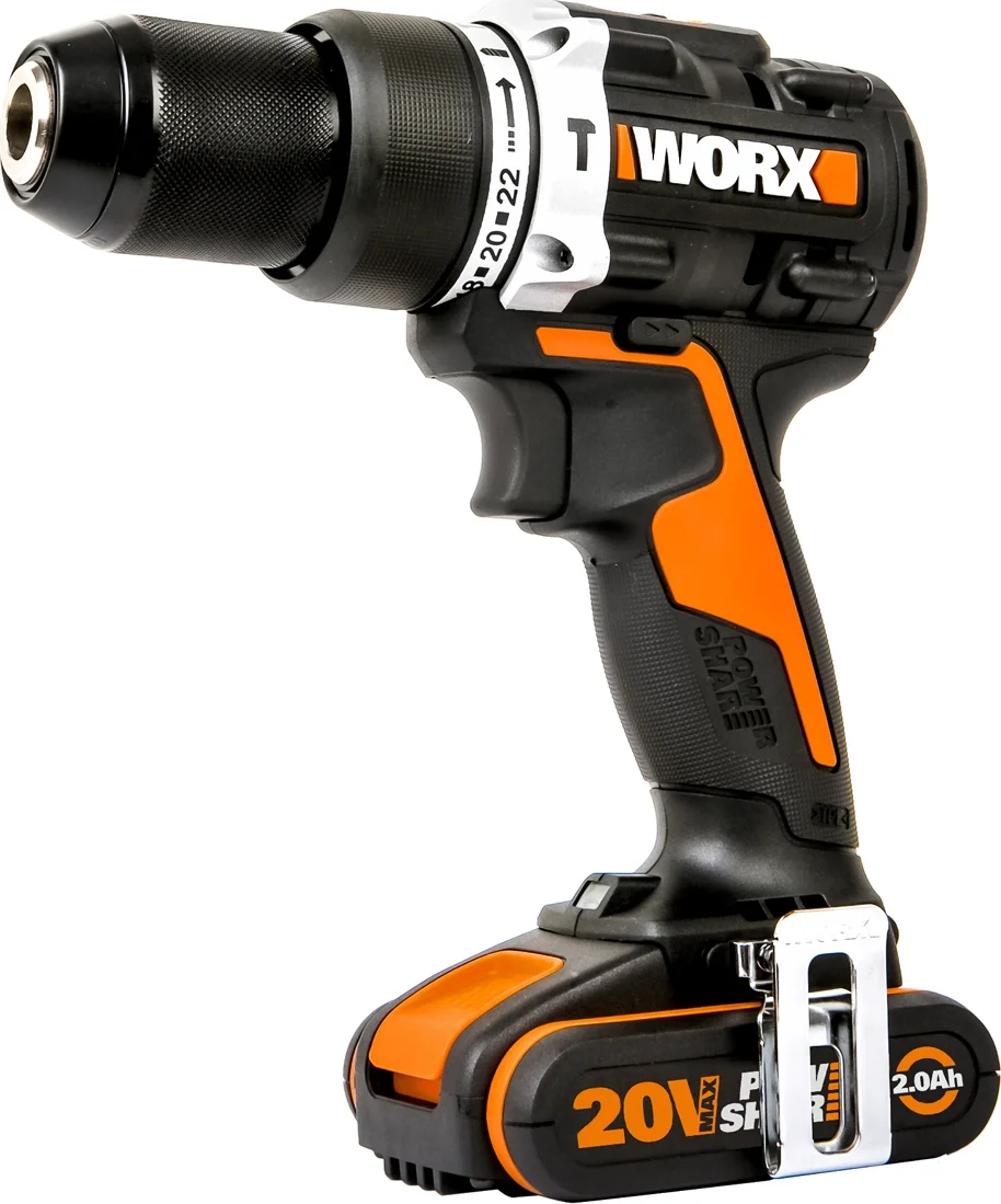 Φωτογραφία προϊόντος: Worx WX352 Δραπανοκατσάβιδο Μπαταρίας 20V 2x2.0Ah