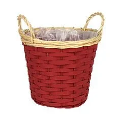 Φωτογραφία προϊόντος: ΚΑΣΠΩ Basket Runan chipwood Ø25xH20cm Red