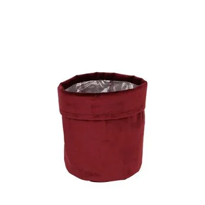 Φωτογραφία προϊόντος: ΚΑΣΠΩ Pot Fancy velvet Ø14,5xH14cm red