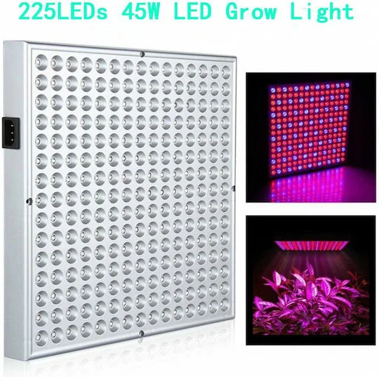 Φωτογραφία προϊόντος: Κρεμαστό Grow Light με 225 LED και Ισχύ 45W Μ31xΒ31xΥ9.8εκ. CTK-LEDGROW-225PCS-OEM