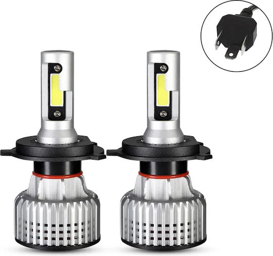 Φωτογραφία προϊόντος: Λάμπες LED H4 36W 6500K DC9V-32V Λευκού Φωτισμού Novsight A500-N12-H4