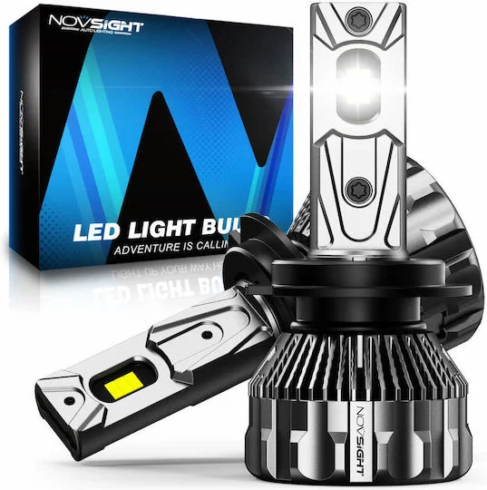 Φωτογραφία προϊόντος: H7 LED 12-24V 160W 33000LM 6500K IP68 A500 T2 NOVSIGHT 2 X 80W 2 Έτη Εγγύηση