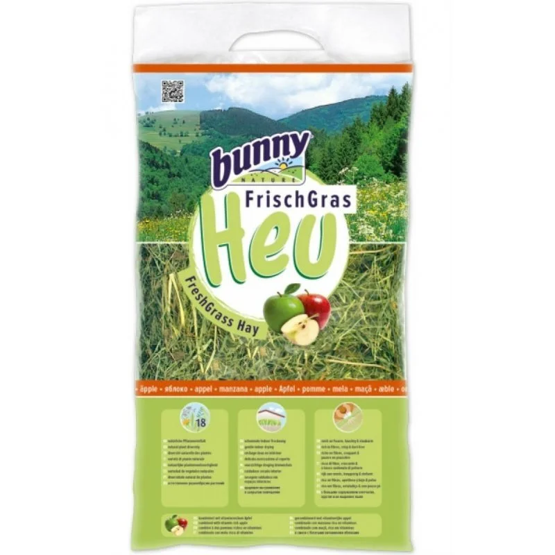 Φωτογραφία προϊόντος: Bunny Χόρτο Fresh Grass Μήλο 500gr