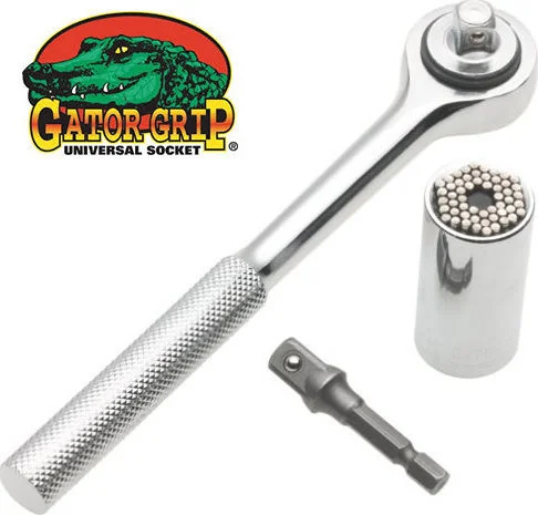 Φωτογραφία προϊόντος: Gator Grip All in One 7-19mm Καστάνια με Καρυδάκια 14" + 34" 2τμχ