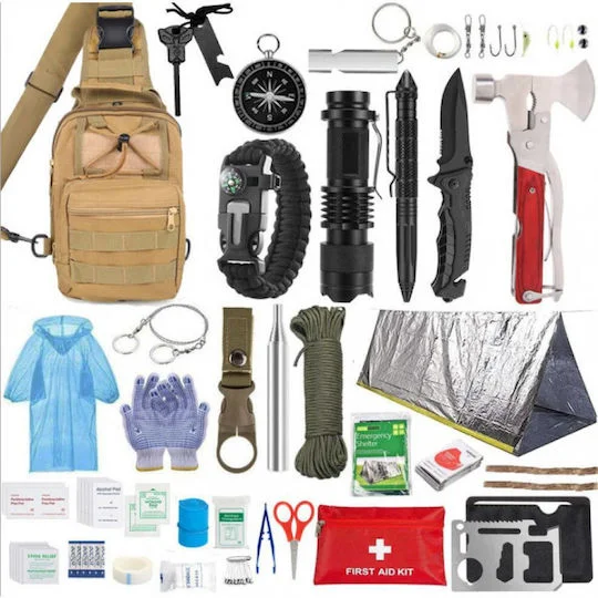 Φωτογραφία προϊόντος: Κιτ Επιβίωσης Outdoor/Camping 19 σε 1 CY-69